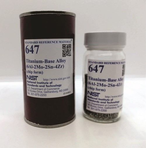 SRM 647  鈦合金，鋁鉬錫鋯標準品