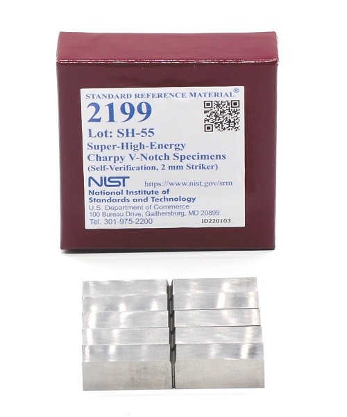 SRM 2199 超高能夏比 V 型缺口試樣標準品