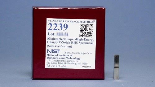 SRM 2239 小型化超高能夏比V型缺口RHS標準品