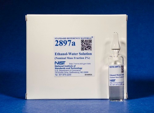SRM 2897a  乙醇-水溶液標(biāo)準(zhǔn)品(標(biāo)稱質(zhì)量分?jǐn)?shù)2%)