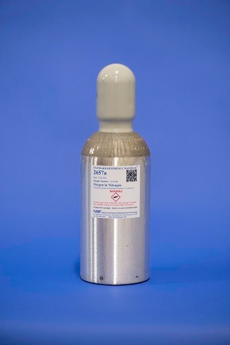SRM 2657a   氮中氧標準品(公稱量-物質分數2%mol/mol)