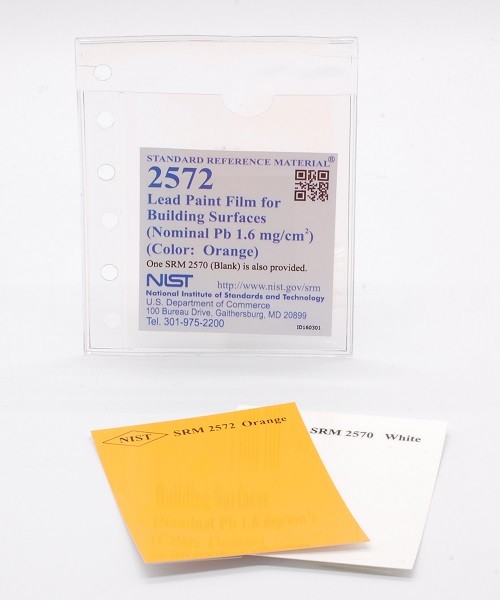 SRM 2572  建筑表面鉛涂料(標稱鉛1.6毫克/厘米)2)(顏色：橙色)