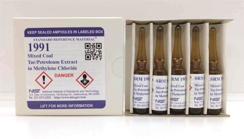 SRM 1991 亞甲基氯化物中混合煤焦油/石油萃取物標準品