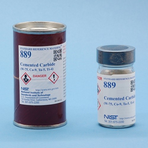 SRM 889  硬質合金(W-75，Co-9，Ta-5，Ti-4)標準品